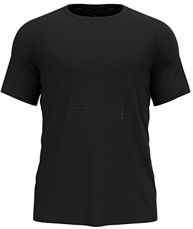 Odlo Herren Essential Print Kurzarm Laufshirt