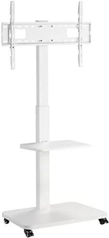 myWall HP108WL Standfuß für Flachbildschirme 37“ - 75“ (94-190 cm), Belastung bis 40 kg, weiß 20 Jahre Garantie