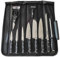 Quttin Set/Manta Cuchillos Profesionales con accesorios y Personalizada con tu nombre. 11piezas BULL