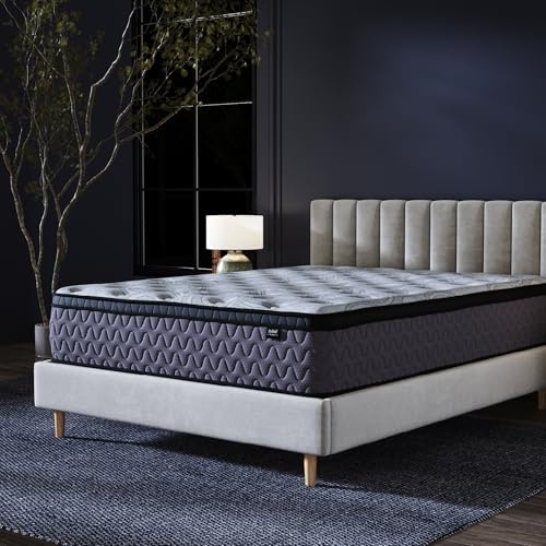Signature Design by Ashley Full Size Augusta2 Hybrid Mattress, 12 Inch Euro Pillow Top with Lumbar Support Gel Memory Foam, Fiberglass-Free, Bed In A Box
