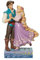 Jim Shore Enesco Disney Traditions Rapunzel & Flynn Love Figura de 7.5 pulgadas