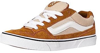 Vans Men's Caldrone Sneaker, Suede Mesh Golden Brown, 10 UK