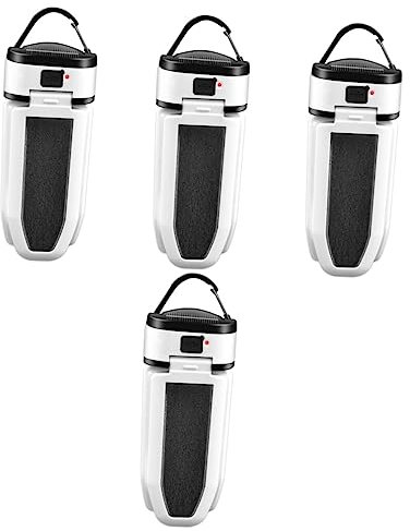 INOOMP 4 Stück Campingbeleuchtung von Campingzeltlampe Campinglampe Campinglaterne solarleuchten für außen Licht für Zelt wiederaufladbares Zeltlicht faltbar Zelt Lichter Birne Abs