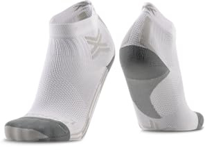 X-Socks Run Discover Knöchelsocken Damen, 37-38 | Dämpfungszonen, Achillessehnen-Protektor, atmungsaktives Mesh, O-Ring-Kompressionsband für sicheren Sitz