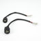 Aharon Motorrad 12V Verlaengerungskabel-Adapter für LED-Blinker | Kompatibel mit Motorrädern von Kawasaki | Motorrad Blinker Adapterkabel | Kabeladapterstecker | Wasserdicht