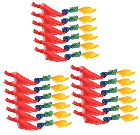 ibasenice 3 Sets Zaubererschal Lustige Schals Für Erwachsene Für Jungen Und Mädchen Party-Requisiten Performance-Requisiten Schal-Requisiten 6 Stück X 3