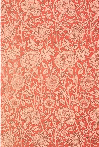 Impresiones de Arte Pintura Cuadro de Tela para la Pared Famoso Diseño rosa y rosa de William Morris para la Decoración del Pasillo 60x90cm