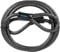 12mm (1/2 inch) Cable Lock, Heavy-Duty Security Cable, Vinyl Coated Braided Steel with Sealed Looped Ends, Black (4', 7', 10', 15' or 30') (7-FT)