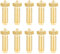 IdeaFormer 10 Stück 0.8mm Messing Düsen für Anycubic Kobra 2, Extruder Brass Nozzle Set für Anycubic Kobra 2, Kobra 2 Pro, Kobra 2 Neo, Kobra 2 Plus, Kobra 2 Max 3D Drucker Düse