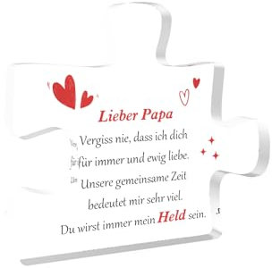 Vatertagsgeschenk Für Papa,Vatertags geschenk,Geschenk Vatertag,Bester Papa Geschenke,Die Besten Geschenke Für Papa,Geschenke Für Väter,Vater Geschenk,Papas Weihnachtsgeschenk4,Acryl Puzzle Dekoration
