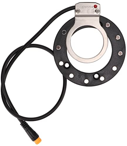 BAFOVY Fahrrad Umbau Pedalassistenzsensor, Dual Hall 12 Magnete Tretlager Sensor, Elektrofahrrad Pedalkurbel Unterstützungssystem, Rechtsmontage Großloch, Kompatibel Mit