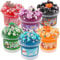 Juego de 6 slimas de cristal de 100 ml, para niños, muy elásticas, para fiestas de cumpleaños, Pascua, niñas y niños de 6 a 12 años