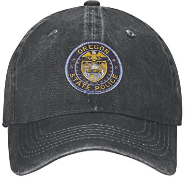 Mütze Oregon State Police Aufnäher Docker Cap Hochwertiges Basecap Sonnenschutz Baseballkappen Für Tennis Wandern Camping