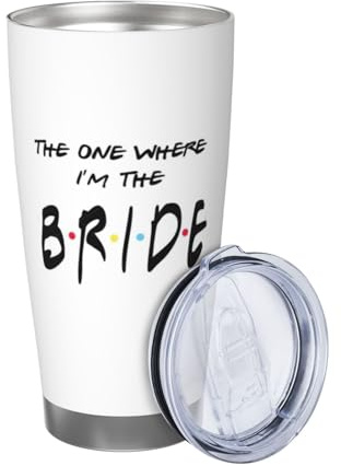 Xinvast Bridal Shower Gifts - Wedding Gifts for Bride Tumbler - Bachelorette Party, Engagement Gift for Women - Gift for Bride to Be, Fiancee, Wifey, Her - 20 Oz Coffee Mugs