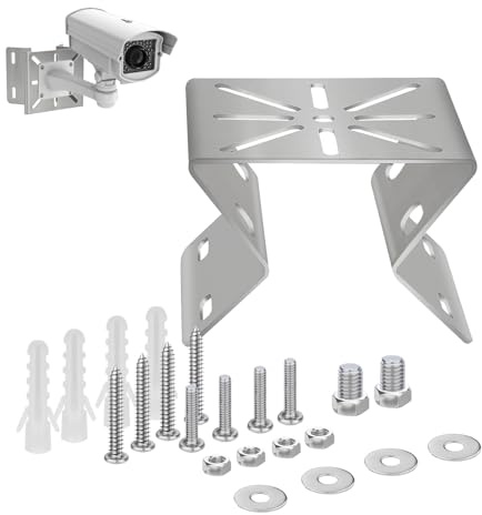 RODISHOMM Metal Corner Mount Bracket for S340 Solocam S340 PTZ Camera Durable Adjustable Fits Many Cameras Secure Surveillance Housing