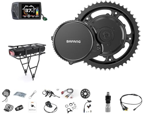 BAFANG 36V250W BBS01 Mid Drive Conversion Kit& 36V 20.8Ah RearRack Battery