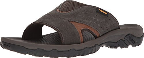 Teva Herren Katavi 2 Pantoletten Sandale, Braun Bungee Kordel, 43 EU