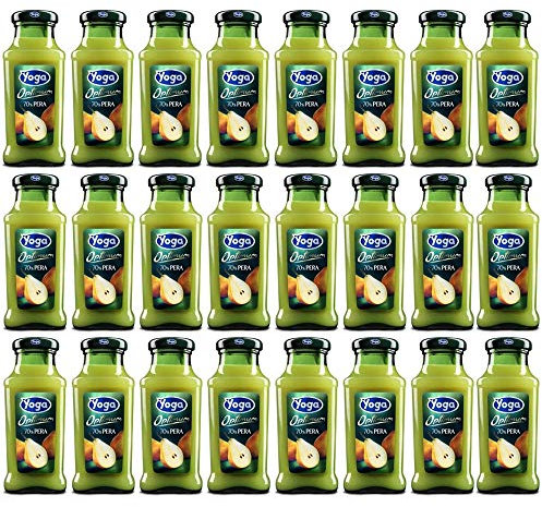 24x Yoga Optimum Bar flasche Fruchtsaft fruit juice Pera Birne saft 200 ml