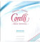 Corelli Violin Saiten Crystal D Stabilon-Nylon/Silber umsonnen Light 703ML