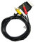 OSTENT AV TV RCA Audio Video Optisches Kabel kompatibel für Microsoft Xbox 360 Slim Konsole