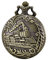 MORFONG Herren Damen Taschenuhr Analog Quarzwerk mit Kette Dampflokomotive Bronze