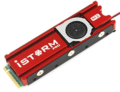 JEYI M.2 SSD Kühlkörper Kühlung Warship Storm Fan NVME NGFF Metallblech Wärmeleitfähigkeit Silikon Wafer Cooling Fan Heatsink