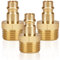 Raccordo per aria compressa 3pc con filettatura esterna 1/2 filetto maschio in ottone 1/2 pollice innesto connettore presa tubo flessibile connettore valvola connettore filettato
