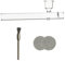 Weedness Glas-Pfeife Kawumm 30 cm 3-teiliges Set – Tabakpfeife Pfeife Smoking Pipe Glaspfeife Zubehör Kickloch