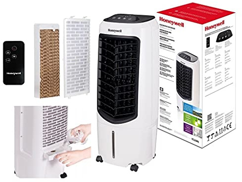 Honeywell TC10PEI Agua Aire Acondicionado Refrigeración 5 en 1, humidificación, Ventilación, Limpieza, IO