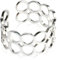 Offener Statement Ring Damen • Chunky Cuff Ring silber • Edelstahl Schmuck mit geometrischem Design • verstellbar ab Größe 60 (Ø 19 mm)