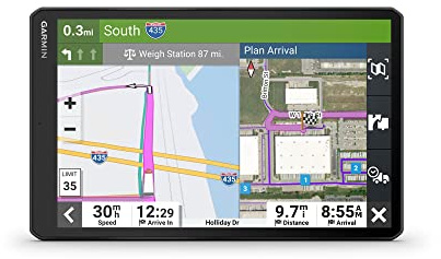 Garmin dēzl OTR1010, Extra-Large, Easy-to-Read 10” GPS Truck Navigator, Custom Routing, High-Resolution Birdseye Satellite Imagery, Directory of Truck & Trailer Services