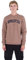 Hurley Herren Applikation Crew Sweatshirt, Taupe, M