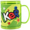PLUS HOME Taza con nombre personalizado para niñ@,100% a prueba de fugas, sin BPA, 350 ml, para guardería, colegio, viajes y deporte (Iker)