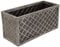 70cm Long Large Plastic Pewter Lazio Trough Grey Outdoor Garden Flower Planters (2 Lazio Trough Planters)