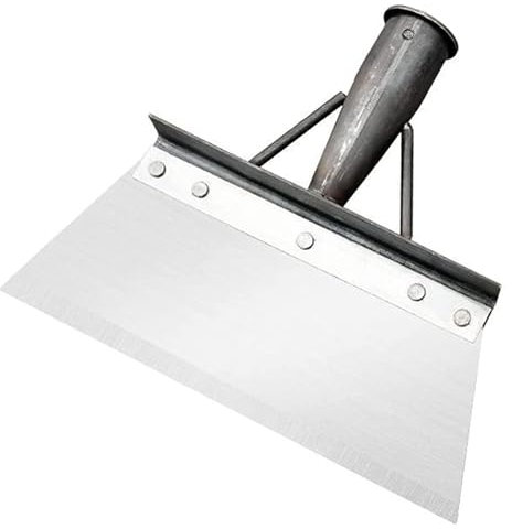Multifunctional Garden Shovel, Outdoor Garden Cleaning Shovel, Multi Functional GardenTools, Moss Scraper, NOT INCLUDED HANDLE, Stainless Steel, Patio Weed Remover Tool (20cm)