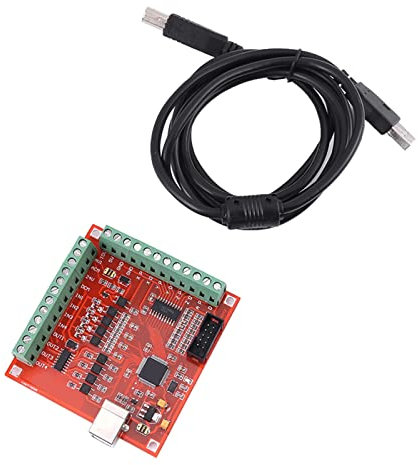 CNC USB 4-Achsen-Motion -Controller, CNC-Breakout-Board-Steuerkarte, Schnittstellen-Breakout-Board für Schrittmotortreiber