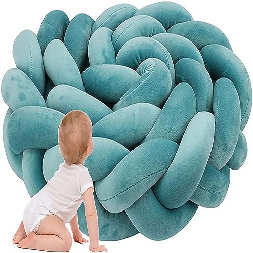 Bettschlange Geflochten, Bettschlange für Allergiker, Kantenschutz 100% Baumwolle Bettkissen Stillkissen Schlange Handmade Seitenschläferkissen Kopfkissen Baumwolle Schlafkissen Kissen ( Color : O , S