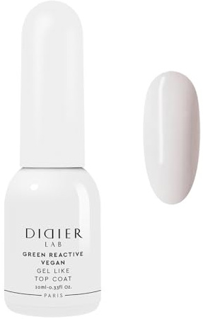 Didier Lab - Premium Top Coat - Veganer Nagellack Schnelltrocknend - Überlack für Nägel - Klassischer Maniküre Ohne UV Licht - Hema Free Lack - Natürliche Inhaltsstoffe - Nagellack Langanhaltend 10ml