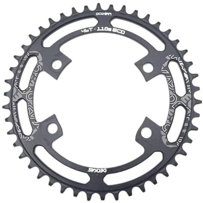SkyjOy Kettenblatt 110 BCD 110BCD Kettenblatt Rennrad schmales breites Kettenblatt Kettenblatt 38 ZäHne (Color : 110BCD 4claws 46T)