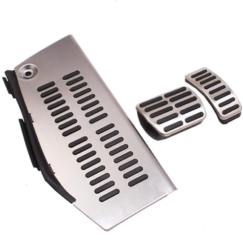 LHyyY Auto Gaspedal Für Audi A3 S3 8L A2,Anti-Rutsch Bremse Kupplungen Gaspedal Fußstütze Pedals Auto Beschützen Zubehör,A-at