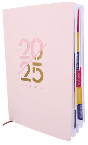 OHPHCALL A5 Tagesplaner 2025 Softcover Kompakter Wochenplaner Für Effiziente Tagesplanung Und Jahreskalender Ideal Für Büro Und Alltag