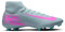 NIKE Herren Mercurial Superfly 10 Academy Sneaker, Ocean Cube/PINK Blast, 43 EU