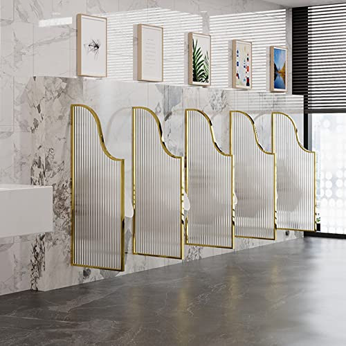 An der Wand montierte Urinal-Sichtschutzwände, Urinal-Trennwand-Schutzwand-Trennwand, für öffentliche Räume, Büros, für maximal Männer (weiße Trennwand * 3) (d-Trennwand * 3)