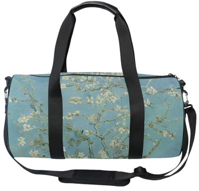 Mnsruu Sporttasche mit Schultergurt für Damen und Herren, Van Gogh, Malerei, Reisetasche, Training, Workout-Tasche mit Schuhfach für Übernachtung, Wochenende, #01, Einheitsgröße, modisch