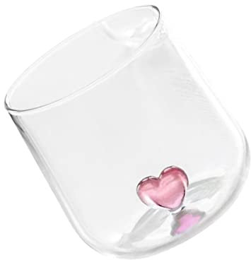 TINEASUR verre d'amour verres à cocktails verres à shot coeur verres à vin pour banquets tableau decoration décoration de table tasse créative tasse de couple pour se brosser les dents rose