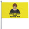 Flagge „Only Judy Can Judge Me“, lebendige Farben, UV-beständig, perfekt für den Innen- und Außenbereich, Heimdekoration, 90 x 150 cm, einseitiges Polyester-Banner mit Messingösen
