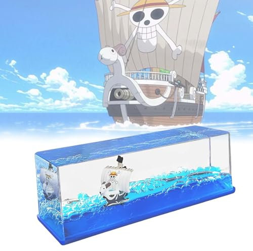 MisFun Kreuzfahrtschiff Fluid Drift Flasche, Cruise Ship Fluid Drift Bottle, Goldene Fröhlichkeit, Unsinkbares Kreuzfahrtschiff, Unsinkable Boot In Einer Box, für Auto Vitrinen und Tischdekoration