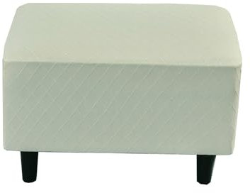 Rechteckige Ottomane Hockerbezug, Schonbezug für Hocker Bezug Husse, Sitzbezug Fußhocker Abdeckung Dehnen 60x40