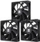 TR-TL-C12C X3 CPU Fan 120mm Case Cooler Fan, 4pin PWM Silent Computer Fan With S-FDB Bearing Included, up to 1550RPM cooling fan（3 quantities）