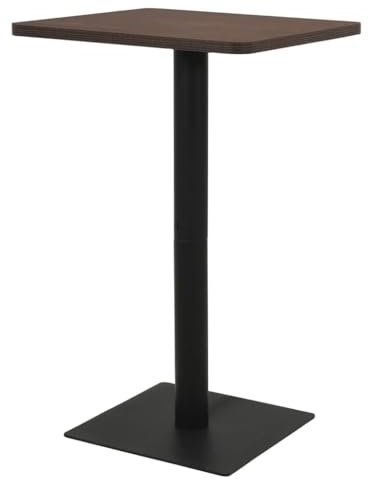 GCHDHAPB Home-Tische, Küchen- und Esszimmertische, Bistrotisch, 78,5 x 78,5 x 107 cm, dunkle Esche